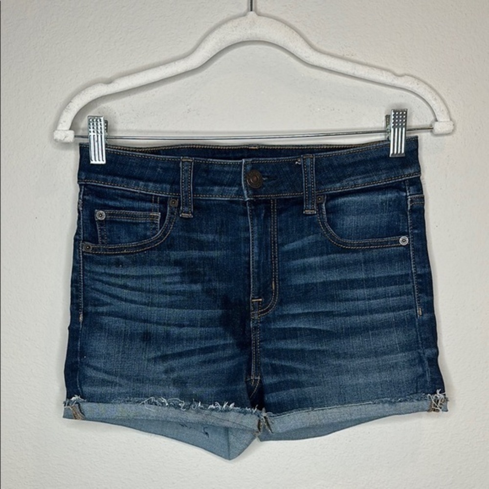 American Eagle Dark Blue Jean Shorts